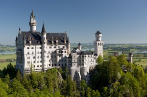 Schloss Neuschwanstein in Bayern,  , Bildnummer  2074
