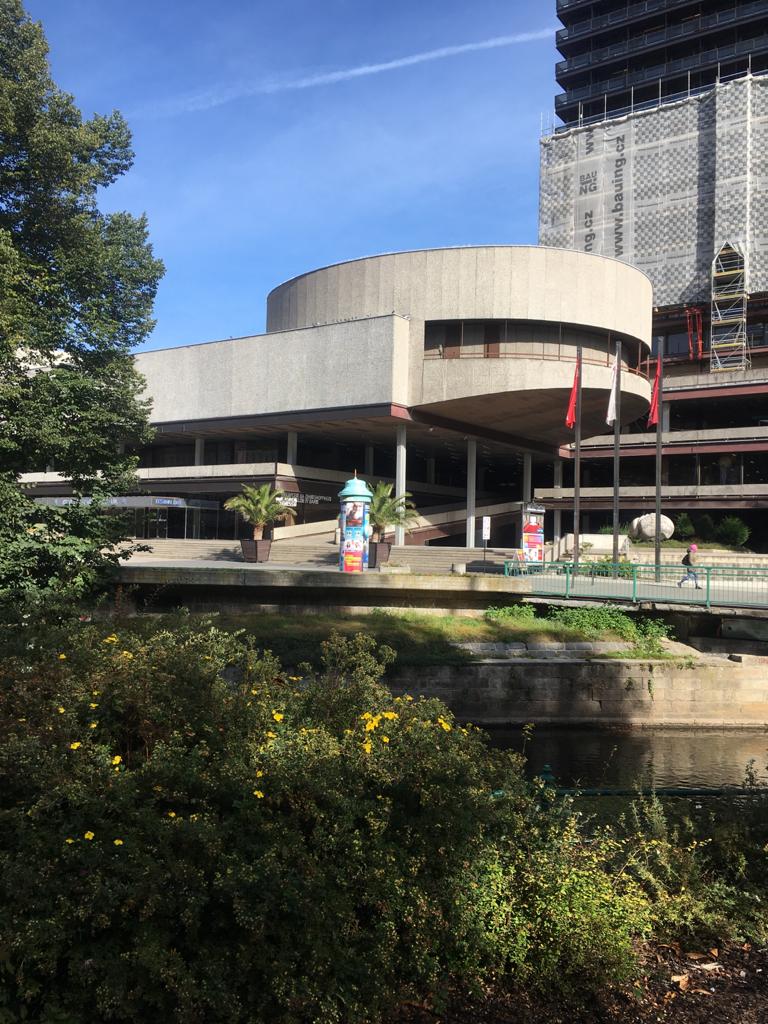 Hotel Thermal in Karlovy Vary seen from the river