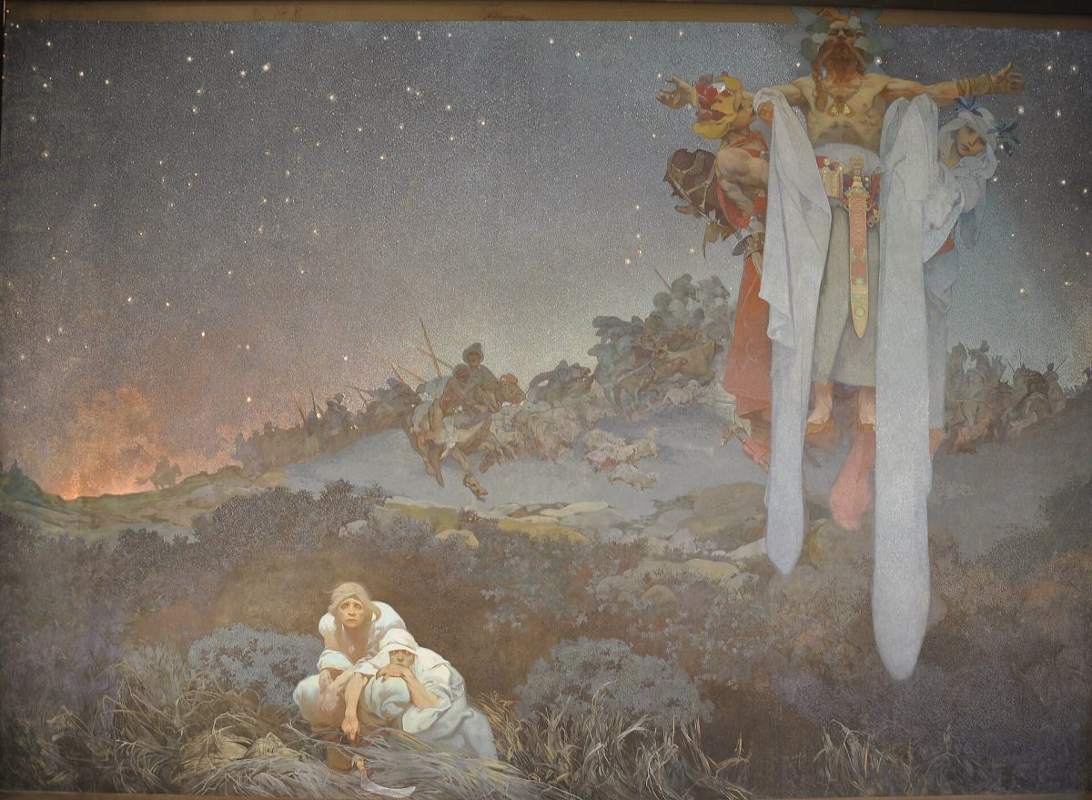 Alphonse Mucha, The Slavs in Their Original Homeland, 1912
