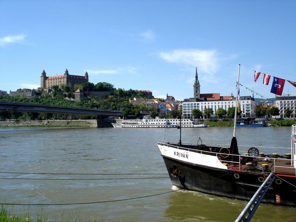 Bratislava Castle above the Danube