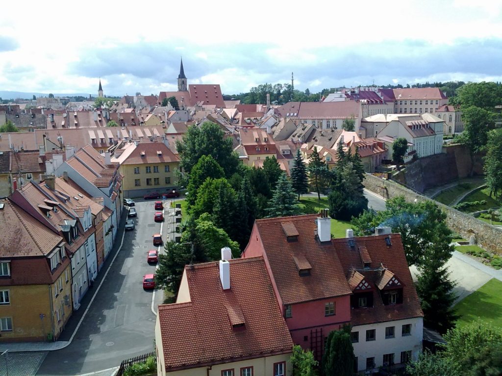 Rooftops of the old town of Cheb