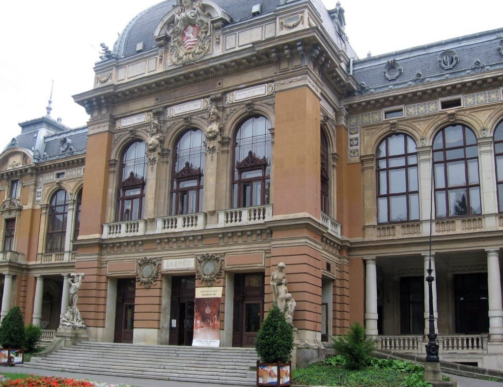 Facade of the Imperial Spa (Lázně I) in Karlovy Vary
