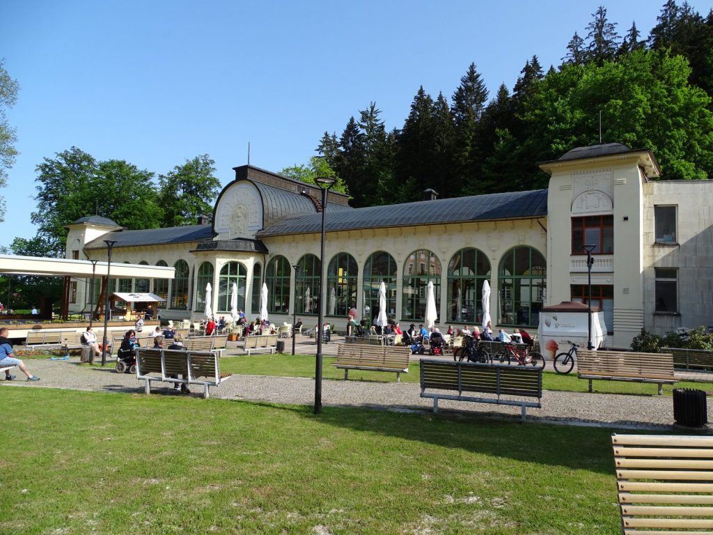 The spa colonnade in Janské Lázně