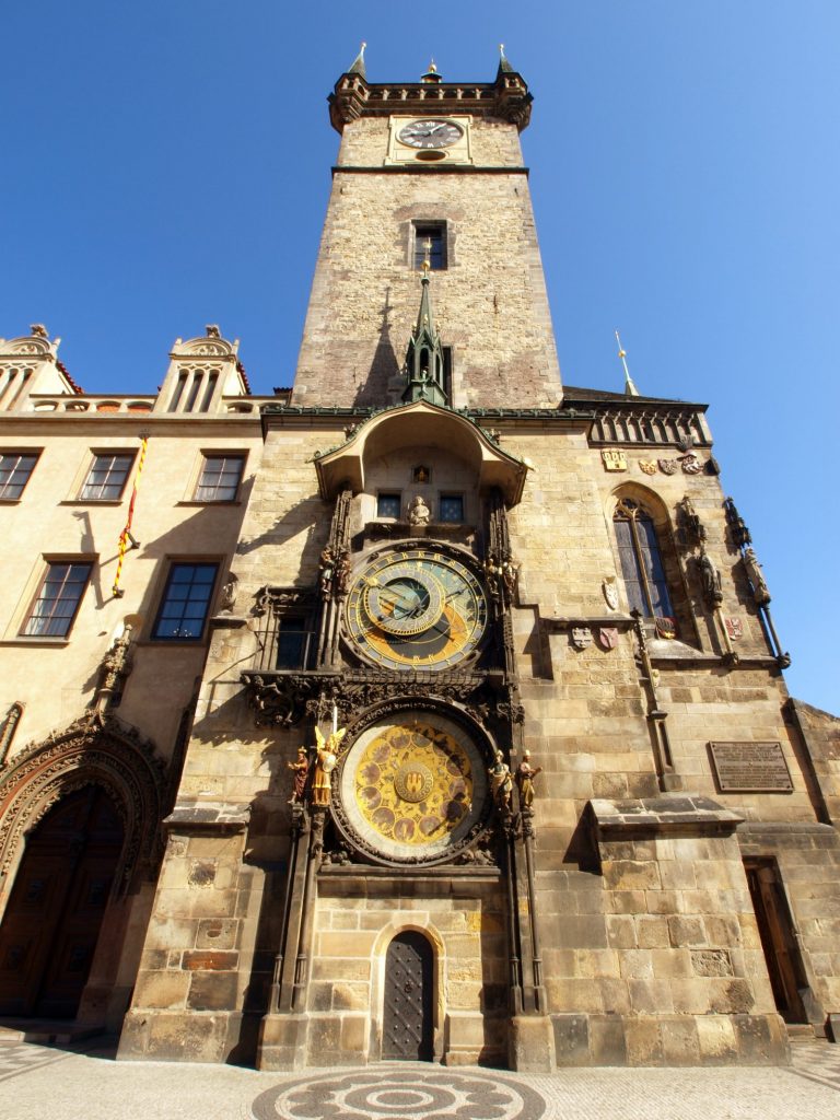 The Old Town Hall tower with the Prague astronomical clock