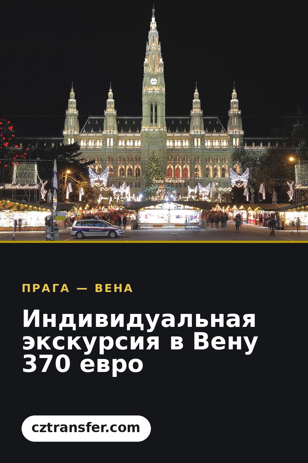 Индивидуальная экскурсия в Вену 370 евро