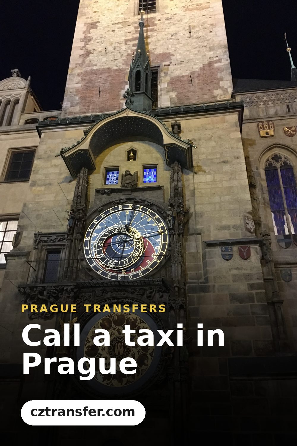 Call a taxi in Prague