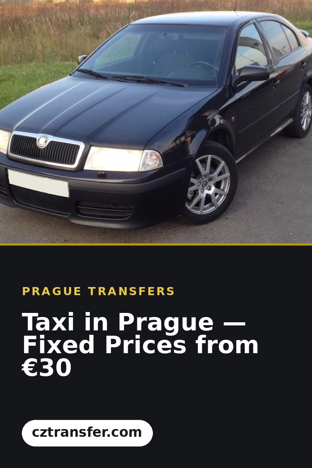 Taxi in Prague — Fixed Prices from €30