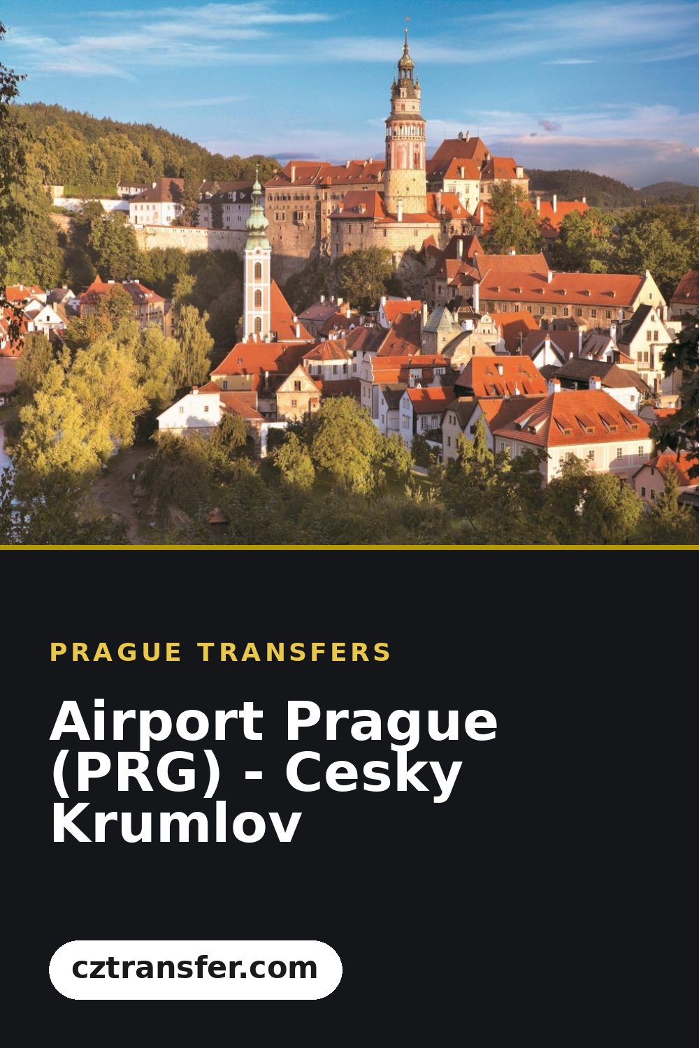 Airport Prague (PRG) - Cesky Krumlov