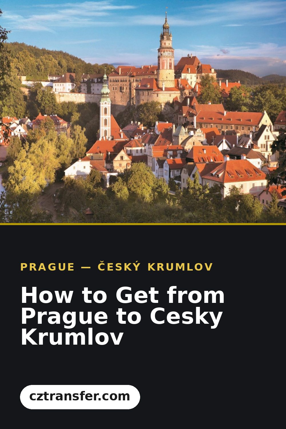 How to Get from Prague to Cesky Krumlov