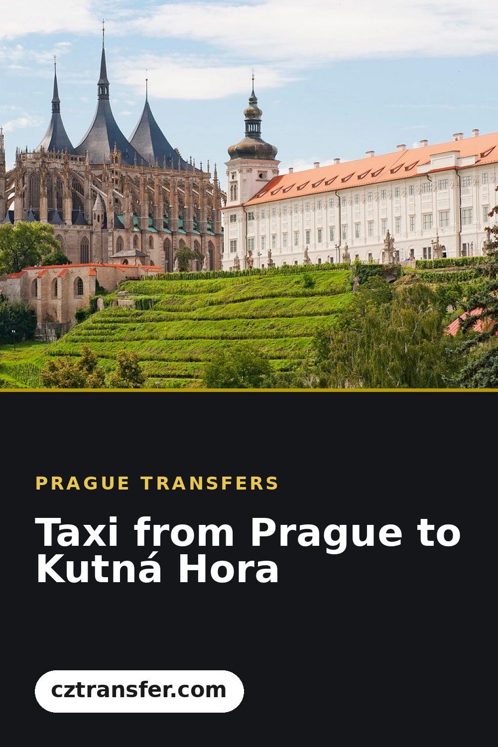Taxi from Prague to Kutná Hora