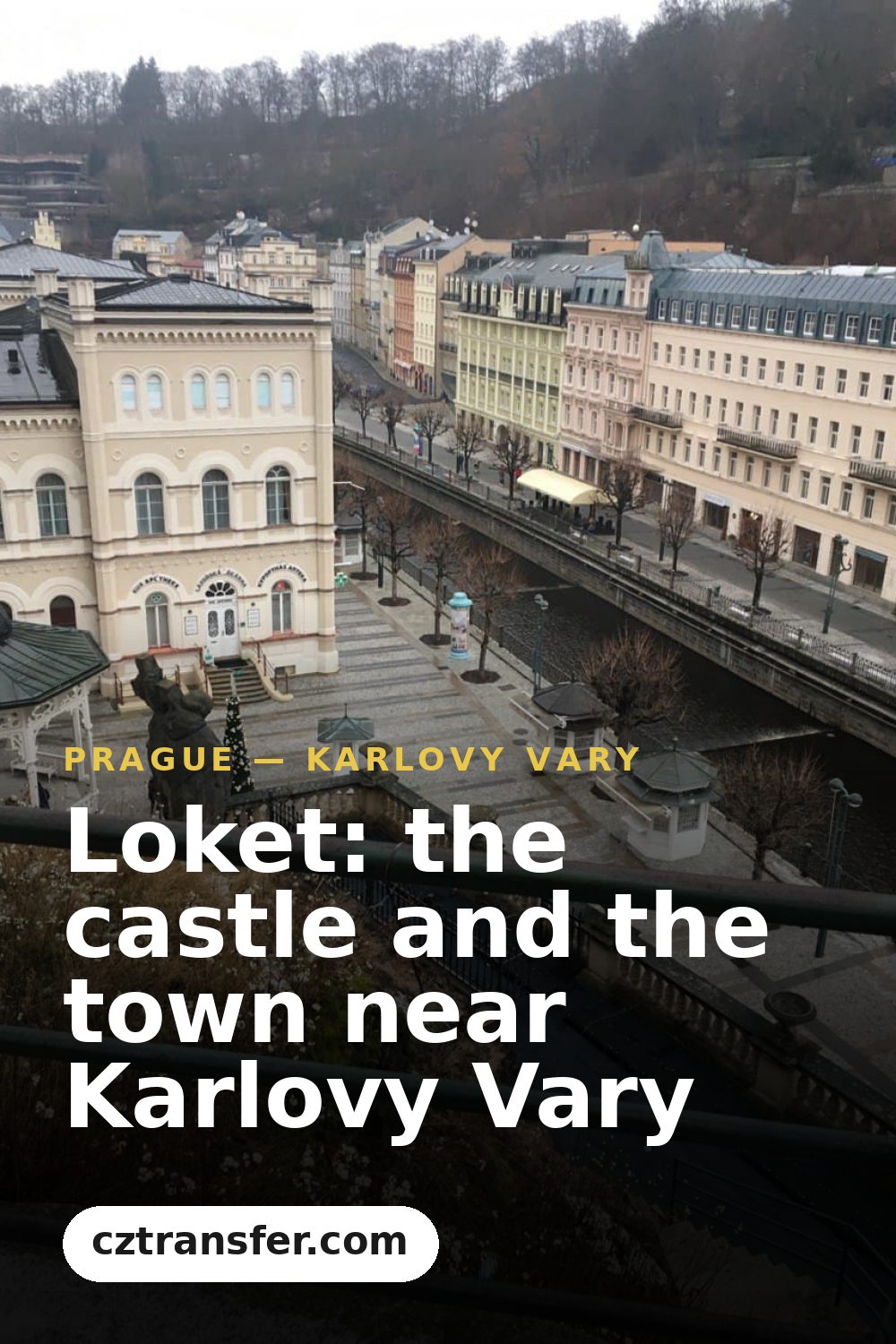 Loket: the castle and the town near Karlovy Vary