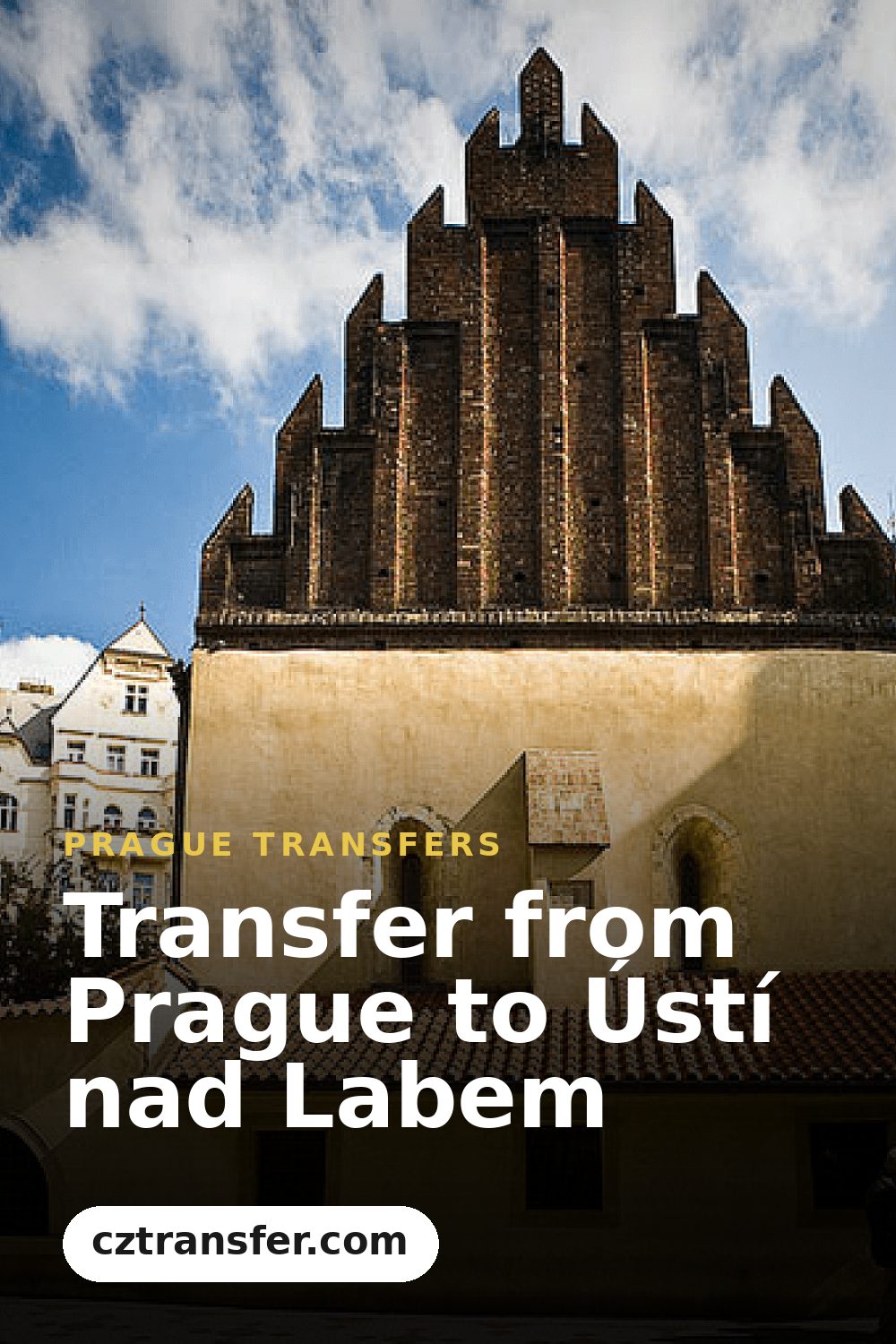 Transfer from Prague to Ústí nad Labem