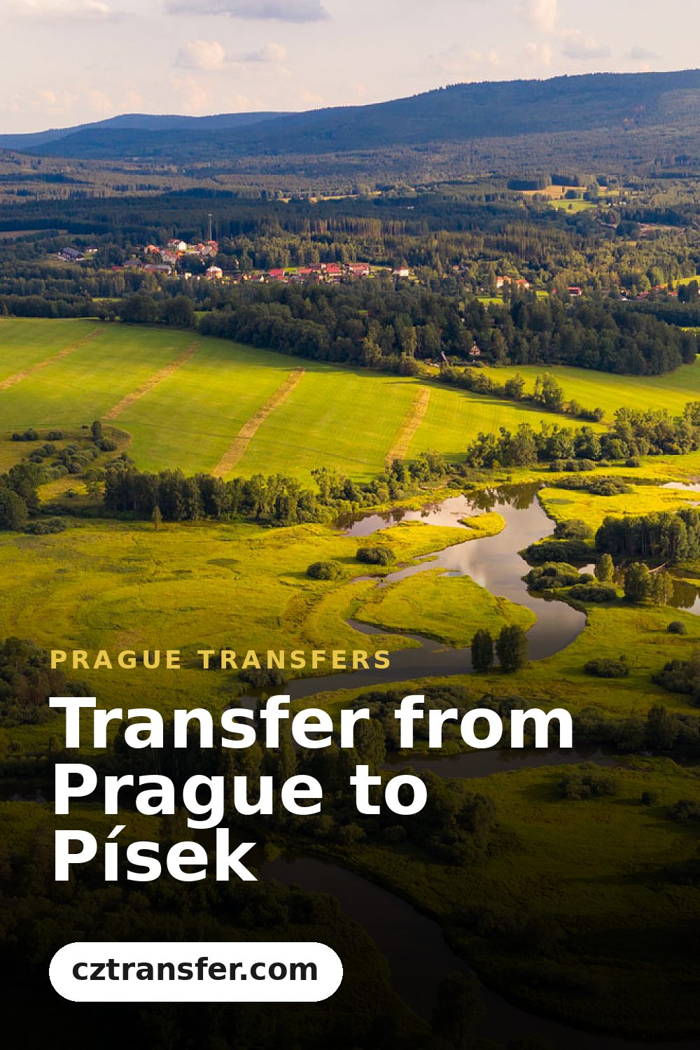 Transfer from Prague to Písek