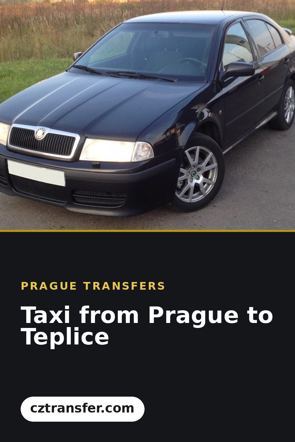 Taxi from Prague to Teplice