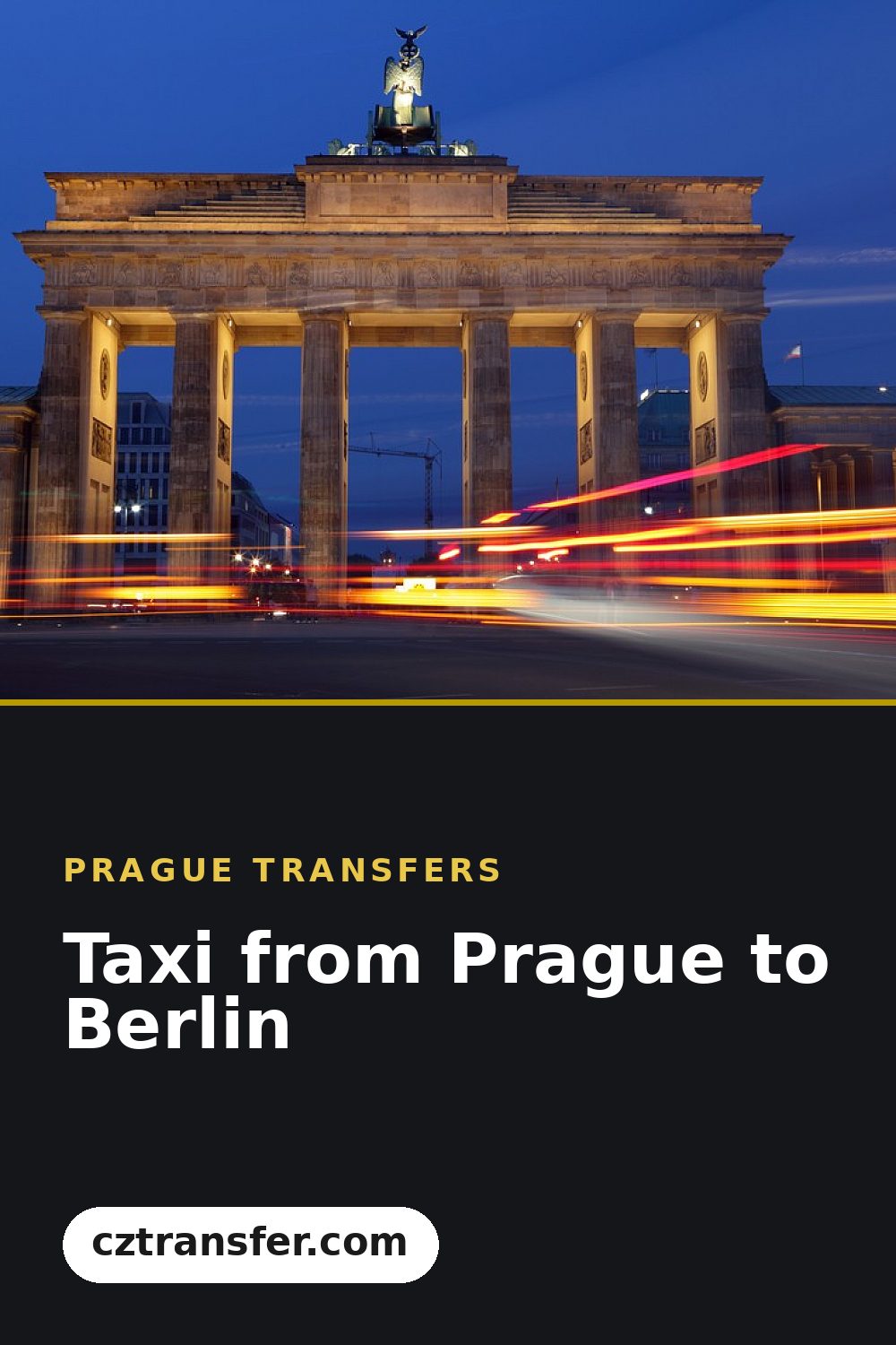 Taxi from Prague to Berlin