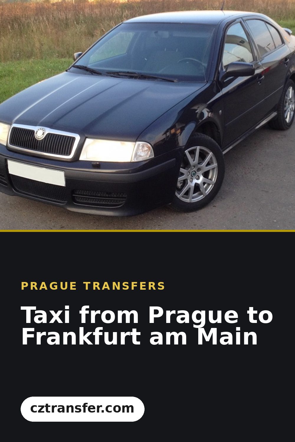 Taxi from Prague to Frankfurt am Main