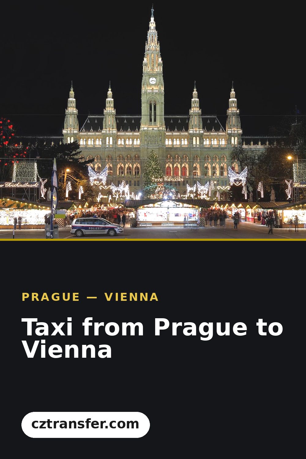 Taxi from Prague to Vienna