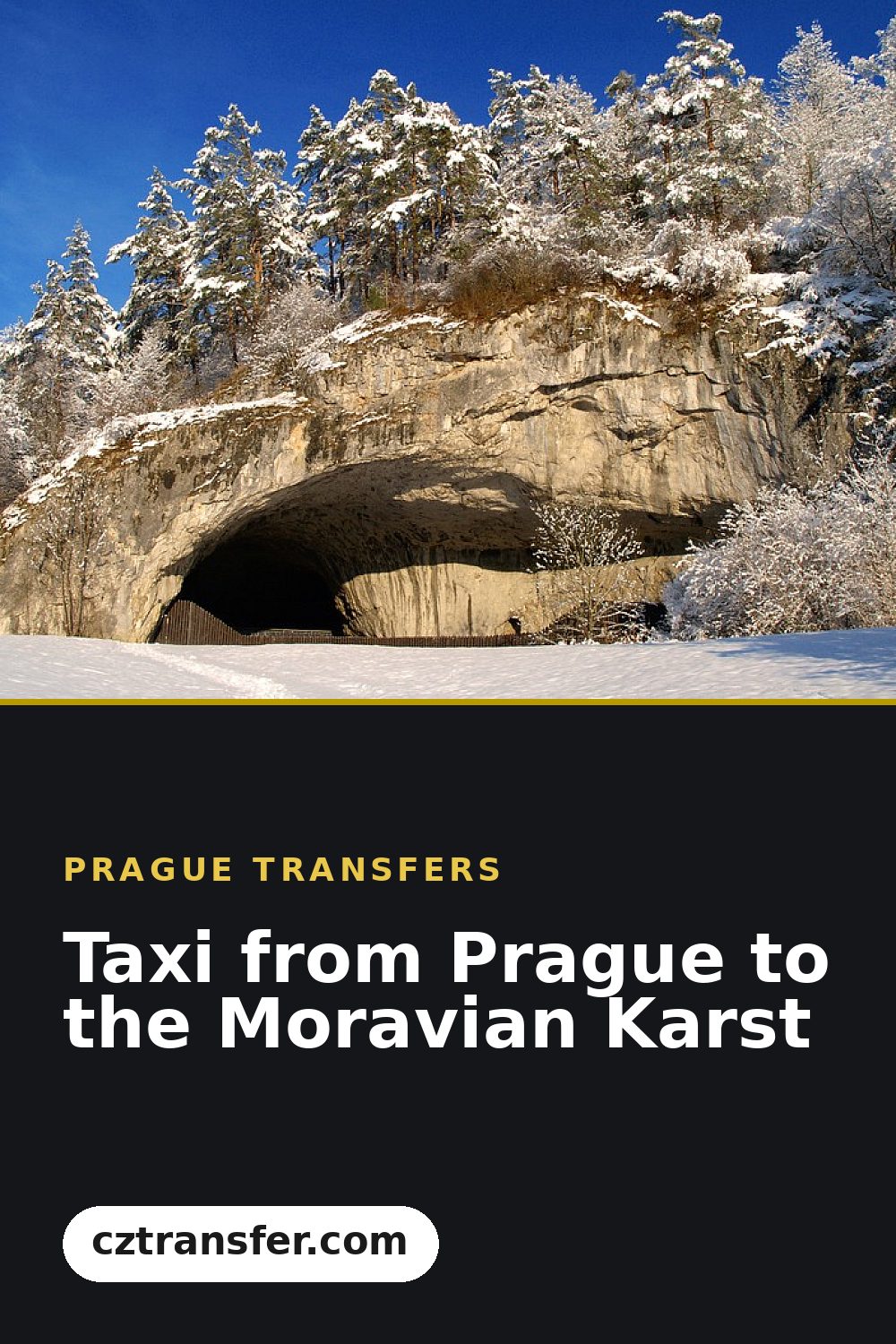 Taxi from Prague to the Moravian Karst