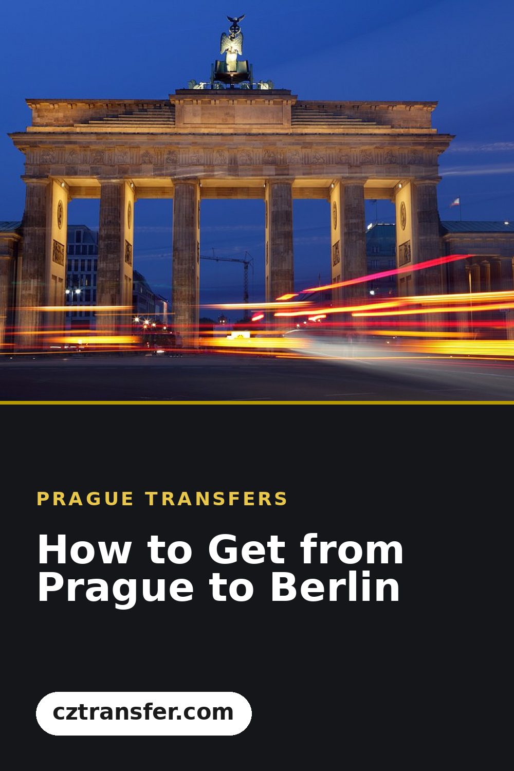 How to Get from Prague to Berlin