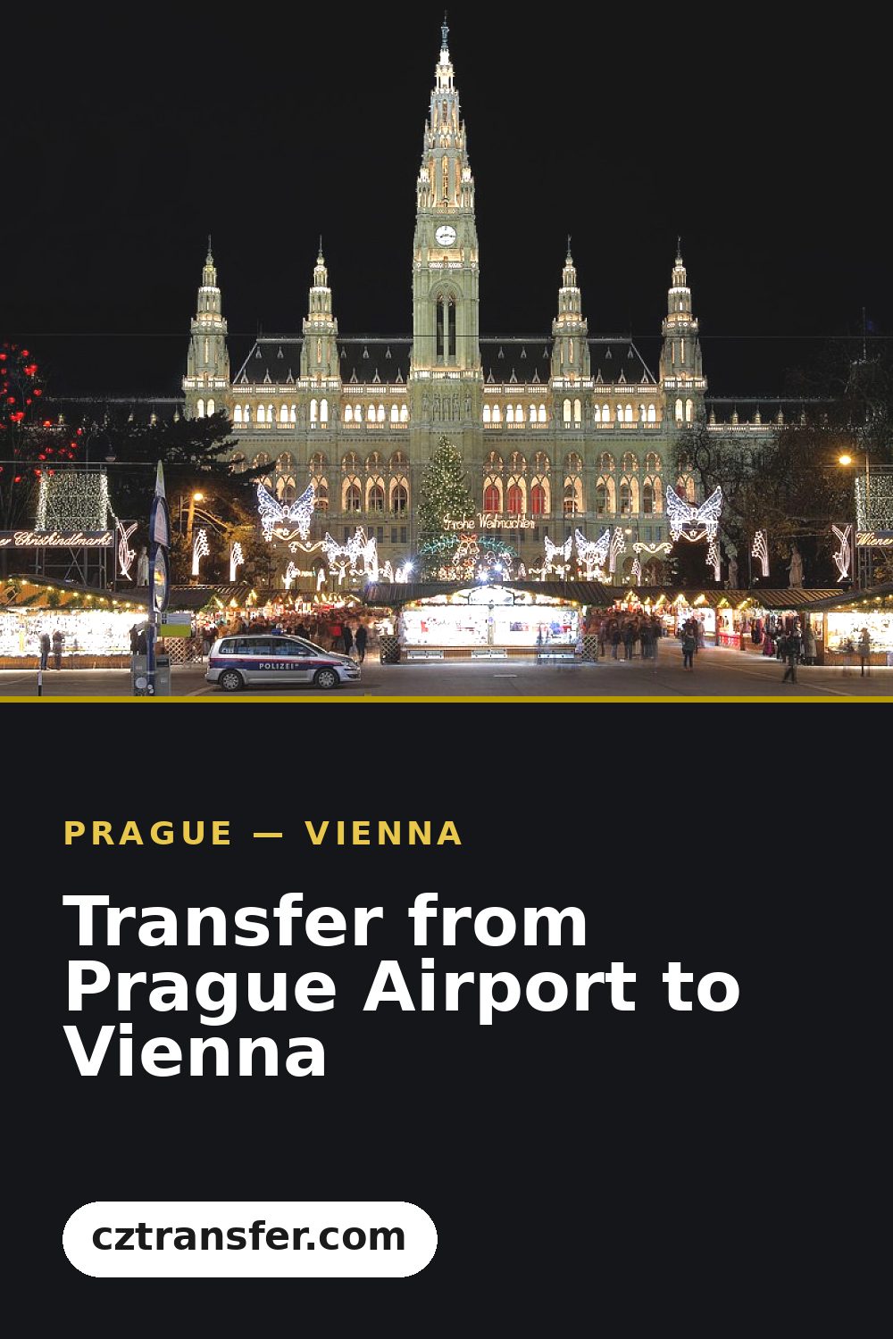 Transfer from Prague Airport to Vienna