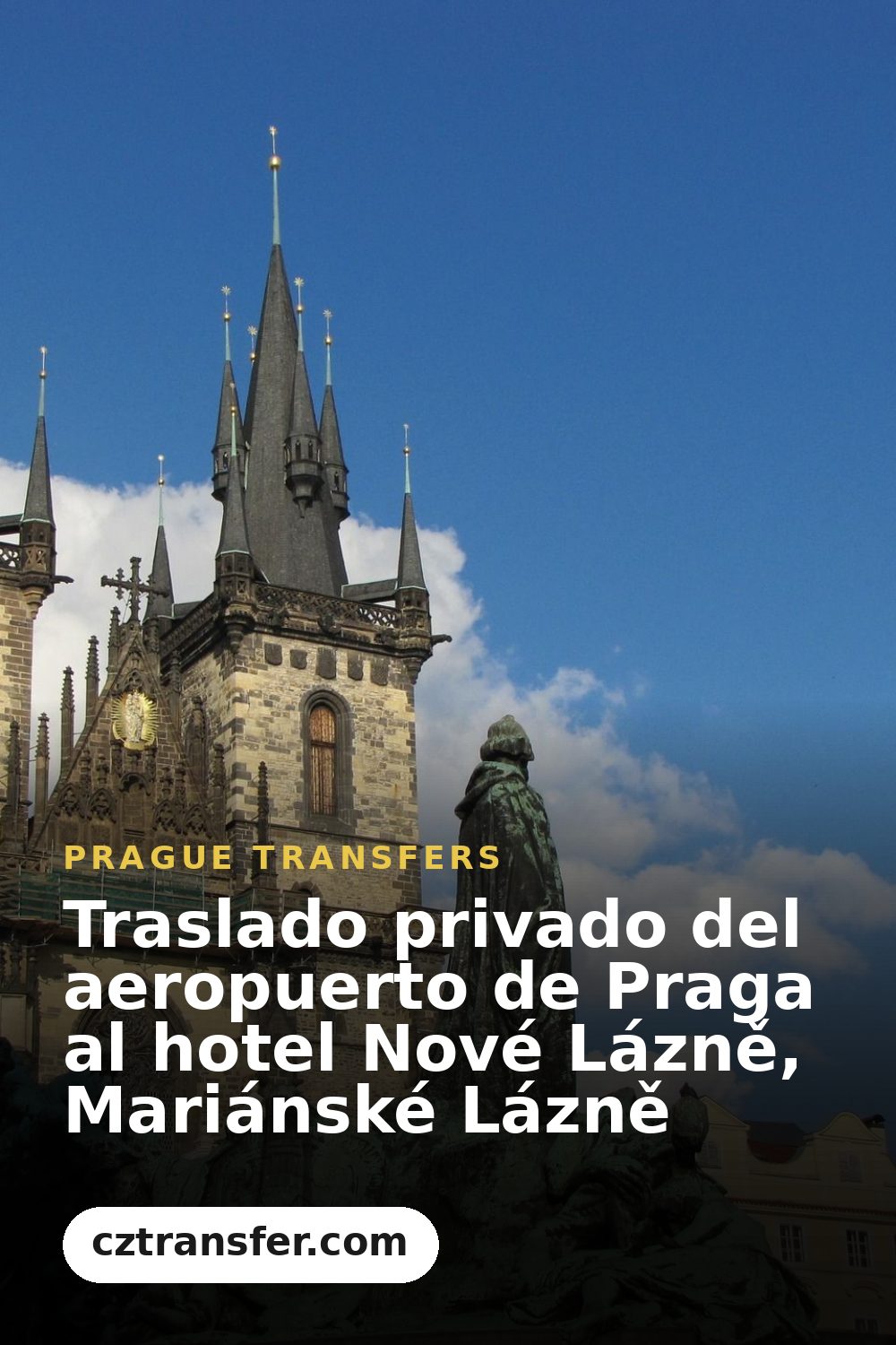 Traslado privado del aeropuerto de Praga al hotel Nové Lázně, Mariánské Lázně